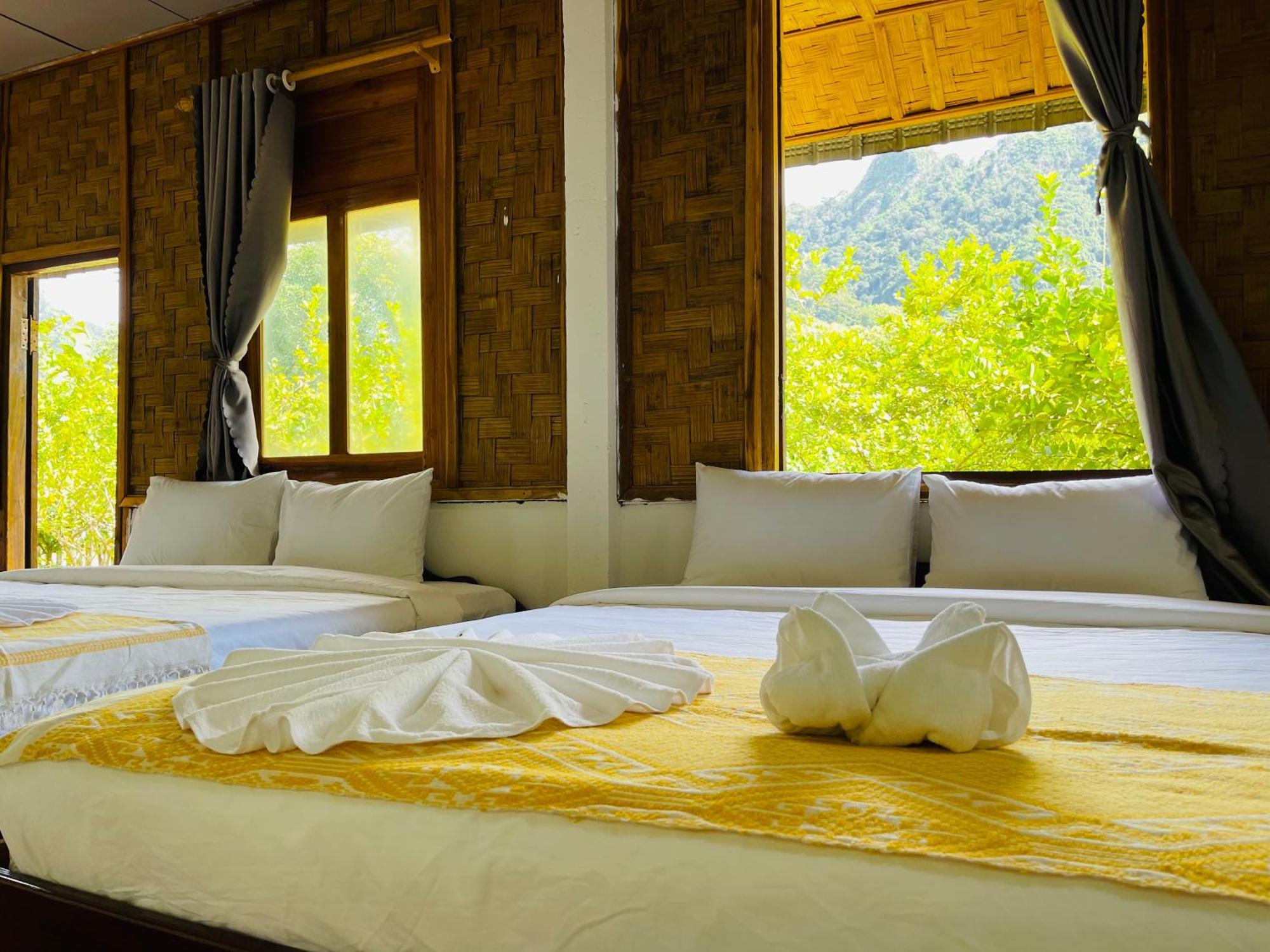 Nong Khiaw Ing Ing Mountain View Bed and Breakfast Eksteriør billede